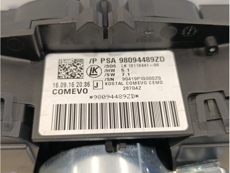 Recambio de mando multifuncion para peugeot 3008 1.2 12v e-thp referencia OEM IAM 98094489ZD  