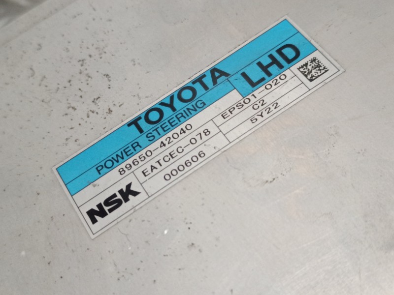 Recambio de centralita dirección para toyota rav 4 (a3) 2.2 turbodiesel cat referencia OEM IAM 8965042040  