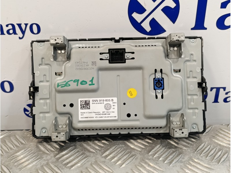 Recambio de pantalla multifuncion para volkswagen polo 1.0 tsi referencia OEM IAM 5NN919605B A2C99819602 A3C0866740000