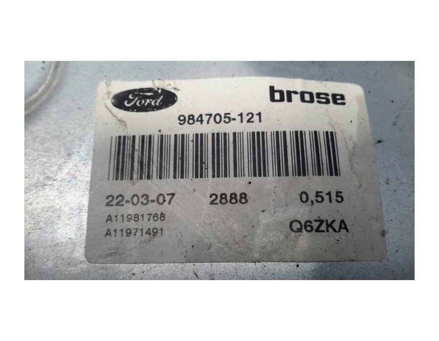 Recambio de elevalunas delantero derecho para ford focus berlina (cap) 1.8 tdci turbodiesel cat referencia OEM IAM 984705121 995