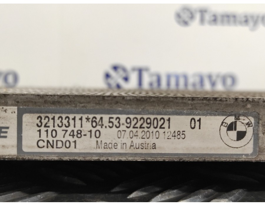 Recambio de condensador / radiador aire acondicionado para bmw x1 (e84) xdrive 23d referencia OEM IAM 6453922902101  11074810