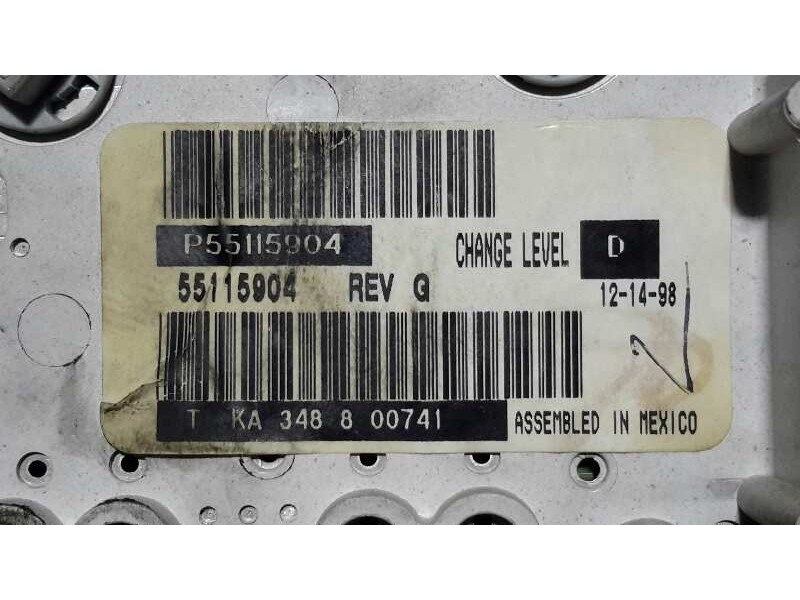 Recambio de mando calefaccion / aire acondicionado para chrysler jeep gr.cherokee (wj/wg) 3.1 td cat referencia OEM IAM 55115904