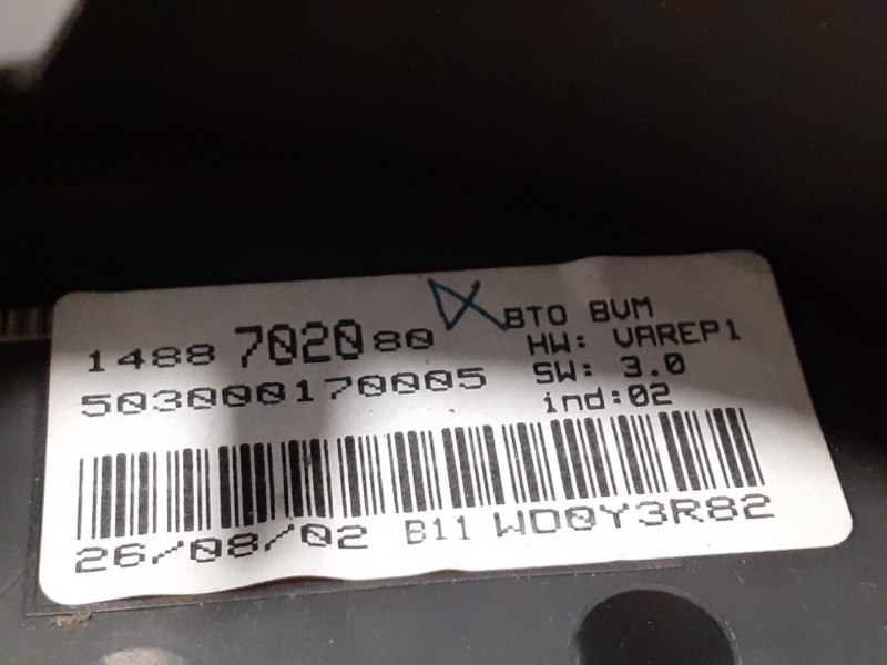 Recambio de pantalla multifuncion para peugeot 807 2.0 hdi fap cat referencia OEM IAM 1488702080  503000170005