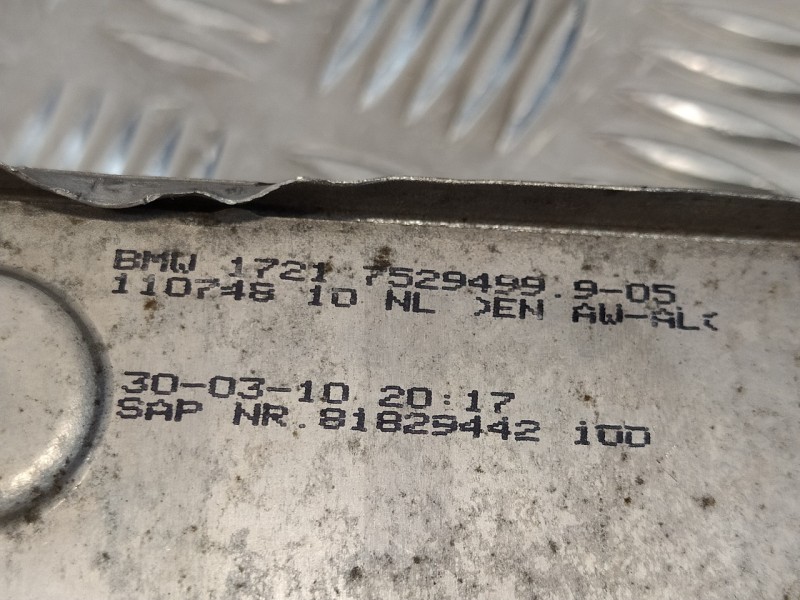 Recambio de enfriador aceite motor para bmw x1 (e84) xdrive 23d referencia OEM IAM 17217529499  7529499