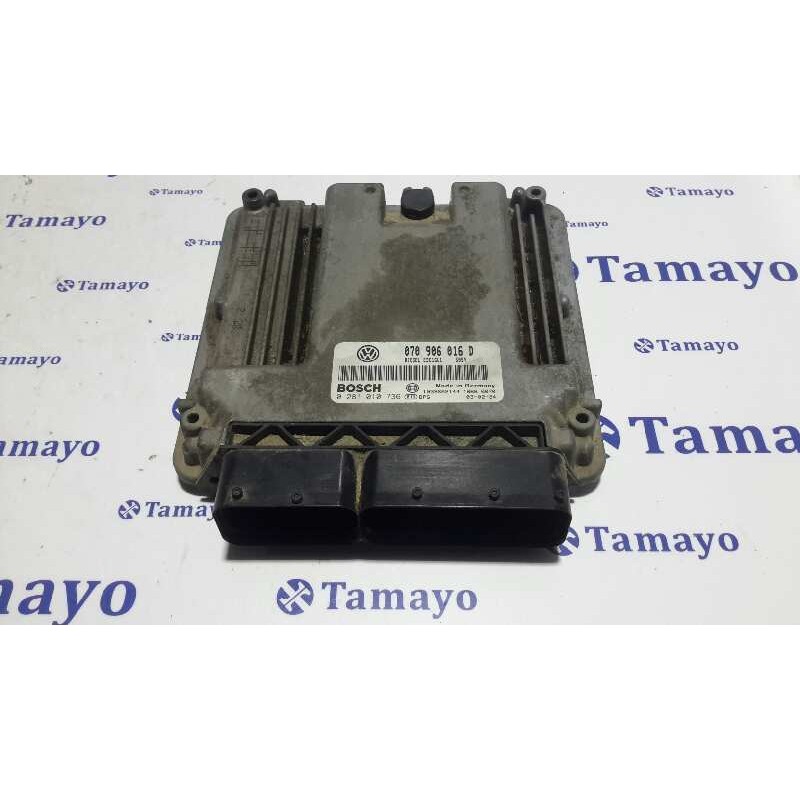 Recambio de centralita motor uce para volkswagen touareg (7la) 5.0 v10 tdi cat (ayh) referencia OEM IAM 070906016D EDC16U1 02810