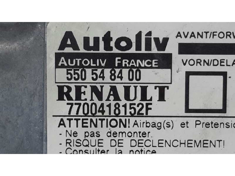 Recambio de centralita airbag para renault megane i classic (la0) referencia OEM IAM 7700418152F  550548400