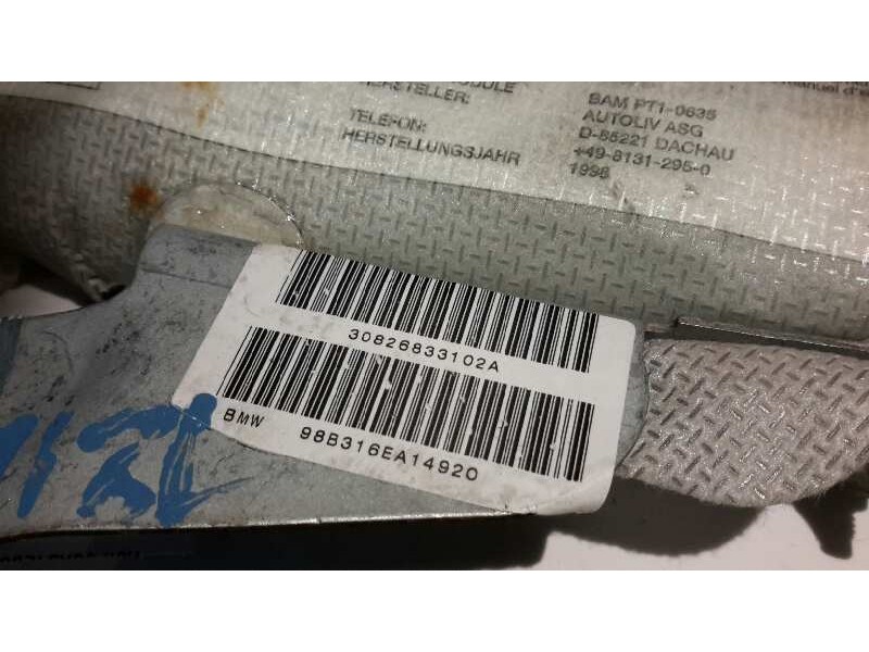 Recambio de airbag lateral izquierdo para bmw serie 5 berlina (e39) 523i referencia OEM IAM 30826833102A  