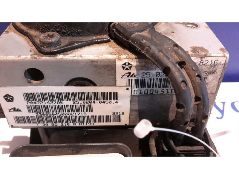 Recambio de abs para chrysler voyager (rg) 2.5 crd cat referencia OEM IAM 1005118186A P04721427AE 25020404504