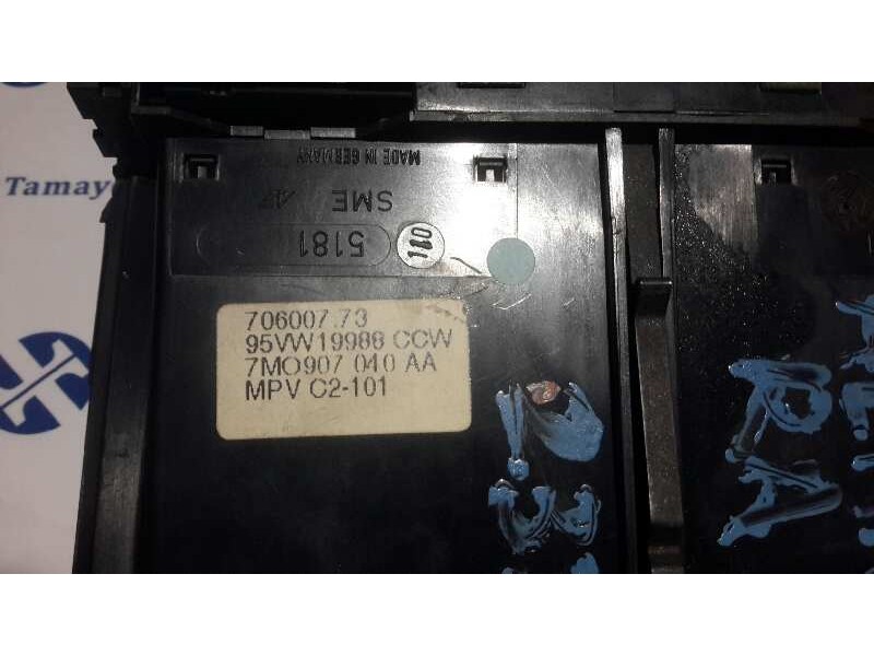 Recambio de mando climatizador para seat alhambra (7v8) referencia OEM IAM 7M0907040AA  7MO907040AA