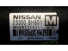 Recambio de motor arranque para hyundai accent (x3) 1.3 cat referencia OEM IAM 233008H801  M008T71471 2