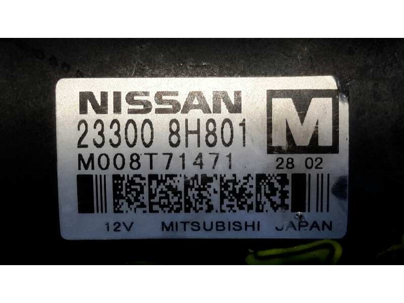 Recambio de motor arranque para hyundai accent (x3) 1.3 cat referencia OEM IAM 233008H801  M008T71471