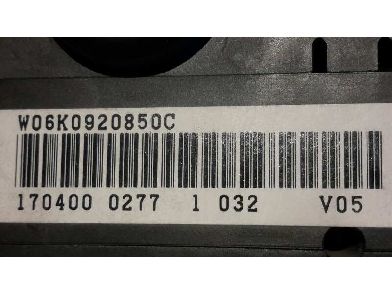 Recambio de cuadro instrumentos para seat ibiza (6k1) 1.9 sdi referencia OEM IAM 110008924004  W06K0920850C