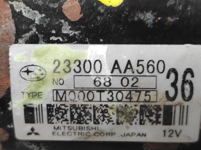Recambio de motor arranque para subaru legacy berl. b13 (bl) 2.5 se referencia OEM IAM 23300AA560  M000T30475