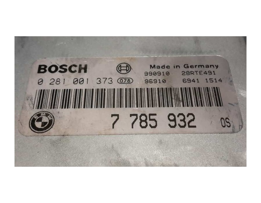 Recambio de centralita motor uce para bmw serie 5 berlina (e39) 523i referencia OEM IAM 0281001373 28RTE491 7785932
