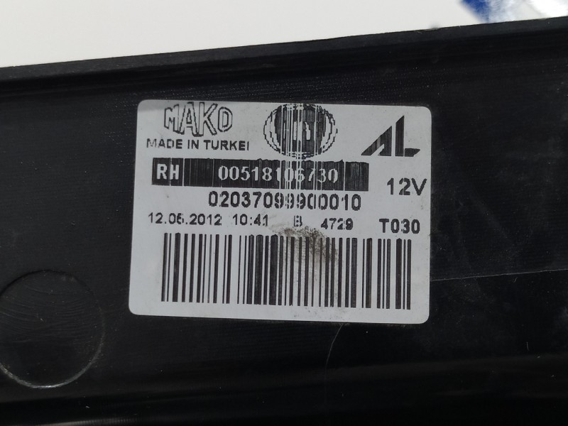 Recambio de piloto trasero derecho para fiat doblo active referencia OEM IAM 00518106730  