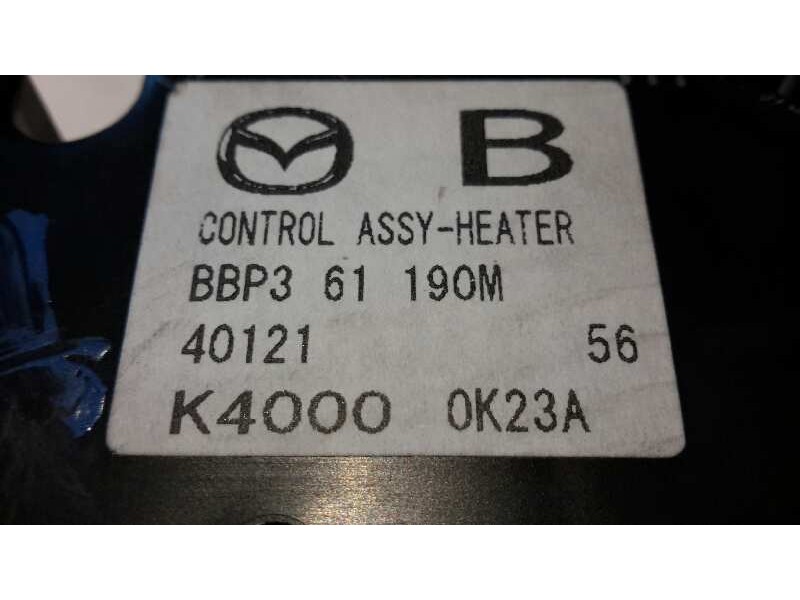Recambio de mando climatizador para mazda 3 lim. (bl) 1.6 cd diesel cat referencia OEM IAM BBP361190M  