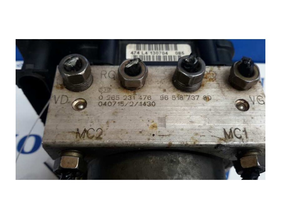 Recambio de abs para peugeot 307 break / sw (s1) 2.0 hdi cat referencia OEM IAM 9651873780 0265800390 0265231476