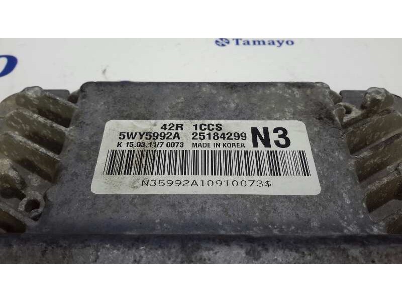 Recambio de centralita motor uce para chevrolet aveo ls referencia OEM IAM 5WY5992A 42R1CCS 25184299