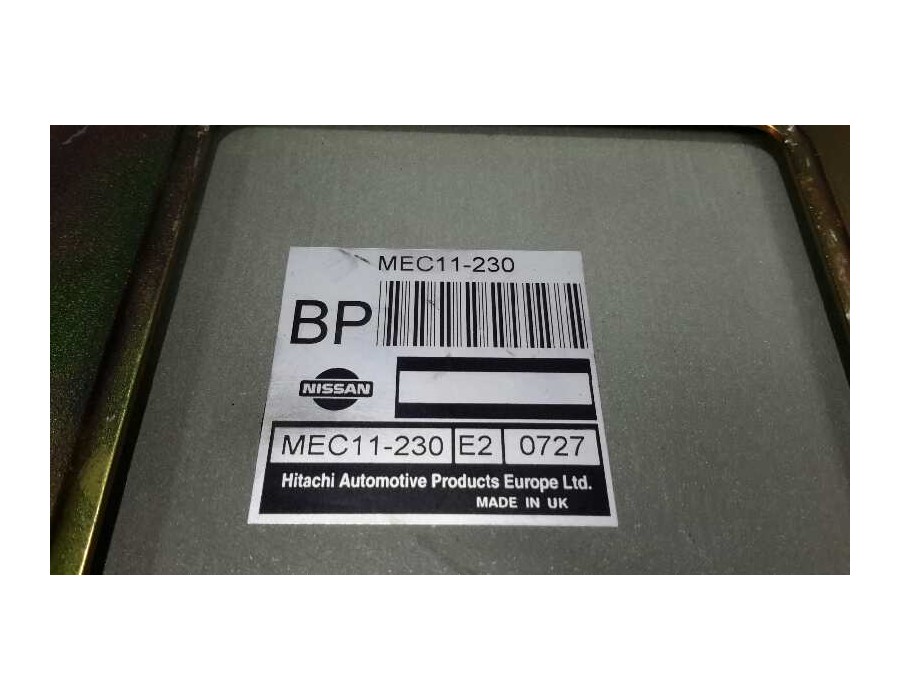 Recambio de centralita motor uce para nissan almera tino (v10m) 1.8 16v cat referencia OEM IAM MEC11230E20727  