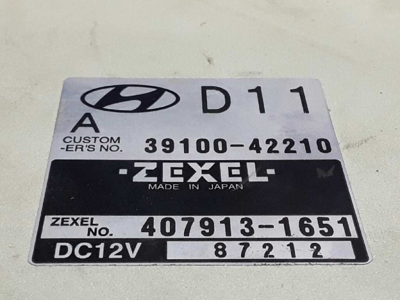 Recambio de centralita motor uce para hyundai h 1 2.5 diesel referencia OEM IAM 3910042210  4079131652