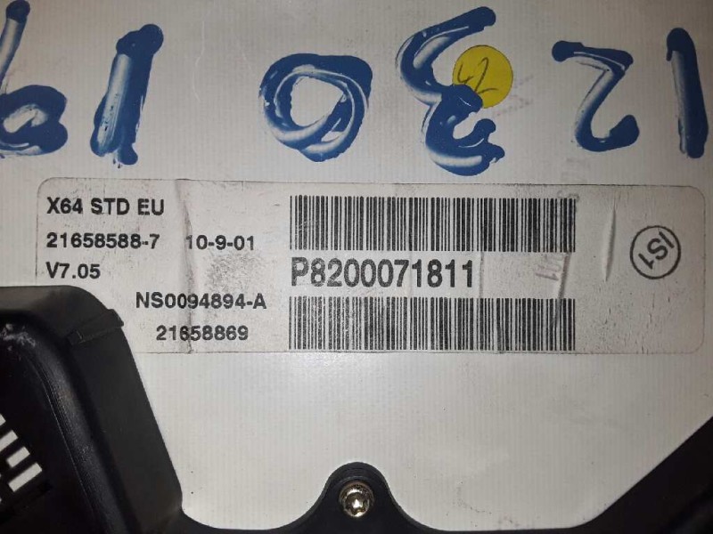 Recambio de cuadro instrumentos para renault megane i berlina hatchback (ba0) referencia OEM IAM P8200071811 216585887 21658869