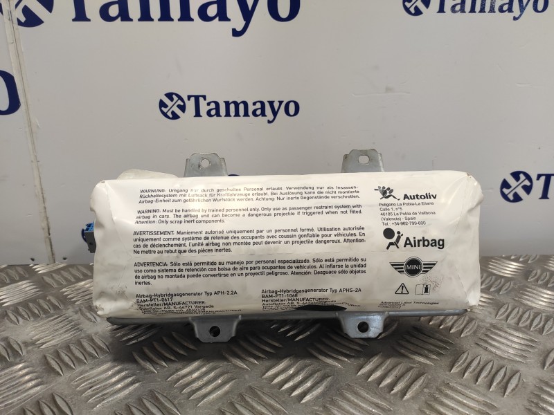 Recambio de airbag delantero derecho para mini mini (r56) 1.4 16v cat referencia OEM IAM 275573502  604031800B