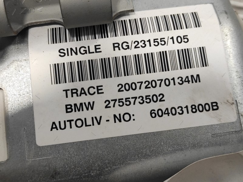 Recambio de airbag delantero derecho para mini mini (r56) 1.4 16v cat referencia OEM IAM 275573502  604031800B