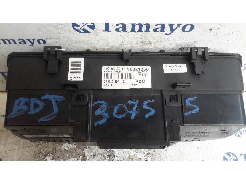 Recambio de cuadro instrumentos para volkswagen caddy ka/kb (2k) 2.0 sdi referencia OEM IAM 2K0920841C  110080237019