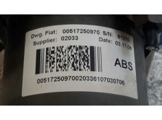 Recambio de abs para fiat ducato caja cerrada 11 (desde 03.02) 2.3 jtd  batalla 2850 mm referencia OEM IAM 00517250970  02658004 2