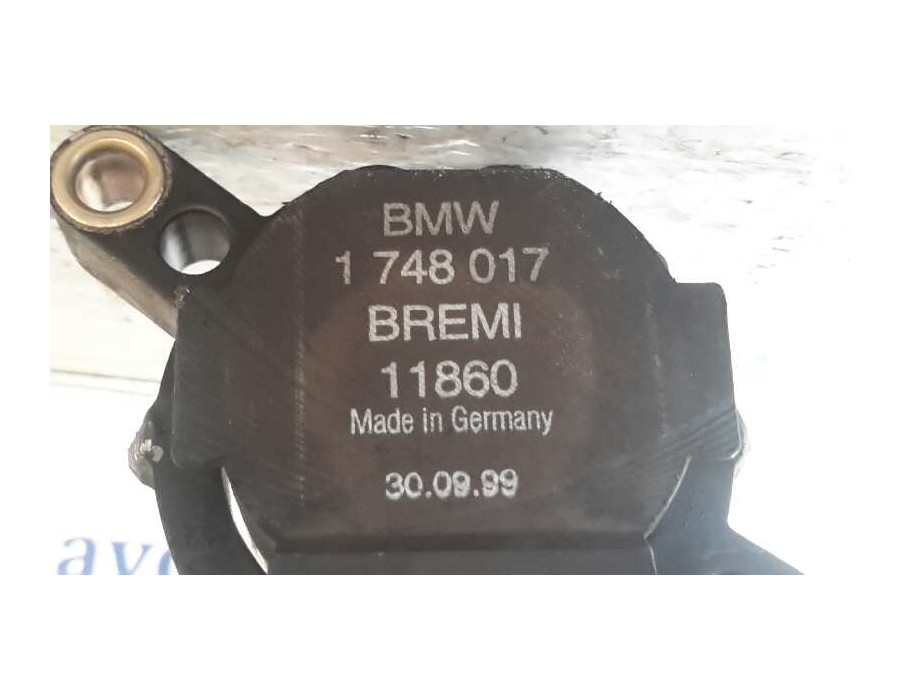 Recambio de bobina encendido para bmw serie 3 berlina (e46) 2.5 24v cat referencia OEM IAM 1748017  11860