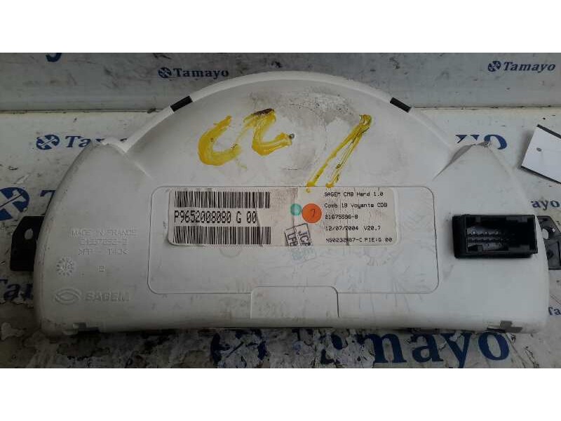 Recambio de cuadro instrumentos para citroën c2 1.6 16v cat (nfu / tu5jp4) referencia OEM IAM 9652008080G  216755968