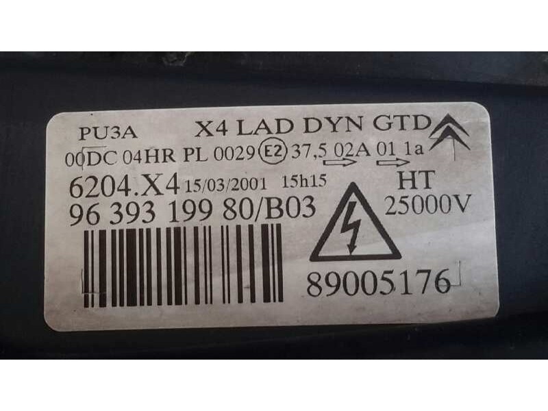 Recambio de faro izquierdo para citroën c5 berlina referencia OEM IAM   