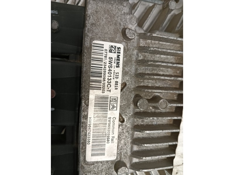 Recambio de centralita motor uce para peugeot 307 (s1) referencia OEM IAM 5WS40133CT 9647423380 9653059580