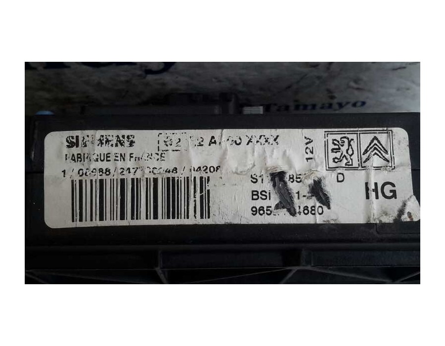 Recambio de caja reles / fusibles para citroën xsara picasso 2.0 hdi cat (rhy / dw10td) referencia OEM IAM   