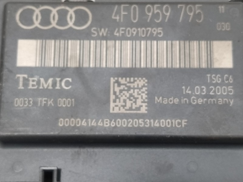 Recambio de modulo electronico para audi a6 berlina (4f2) 4.2 v8 40v referencia OEM IAM 4F0959795  4F0910795