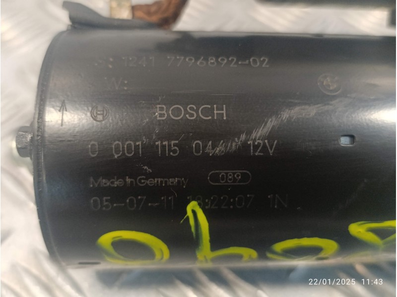 Recambio de motor arranque para bmw serie 1 berlina (e81/e87) referencia OEM IAM 12417796892  0001115046
