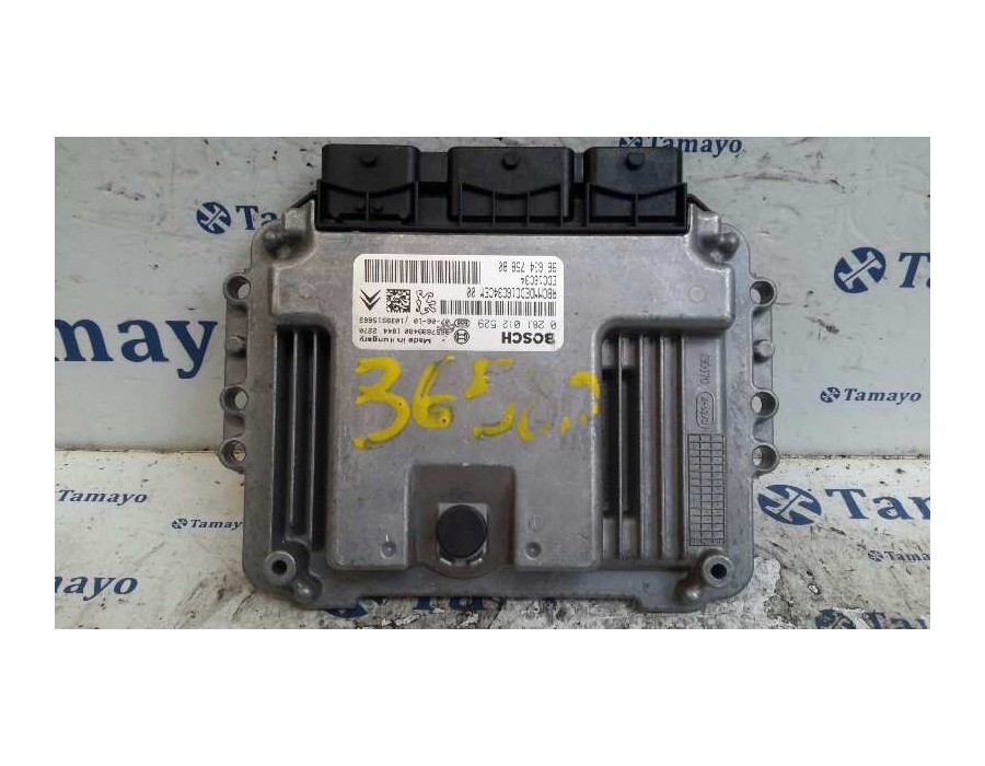 Recambio de centralita motor uce para citroën c3 1.4 hdi referencia OEM IAM 0281012529 EDC16C34 9663475880