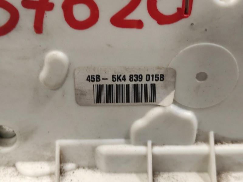 Recambio de cerradura puerta trasera izquierda para volkswagen golf vi (5k1) 1.6 tdi dpf referencia OEM IAM 5K4839015B  