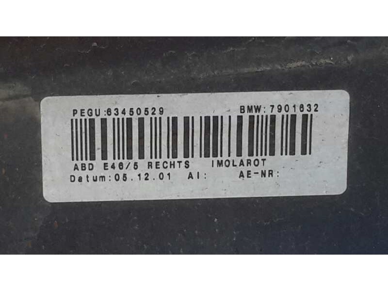 Recambio de talonera izquierda para bmw serie 3 compact (e46) 2.0 16v diesel cat referencia OEM IAM   