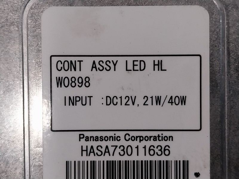 Recambio de centralita faros xenon para renault alaskan referencia OEM IAM W0898  