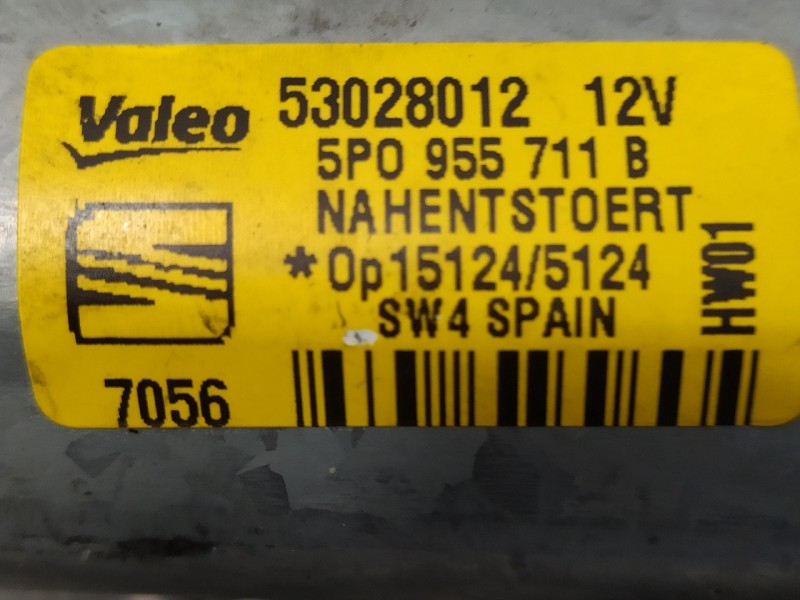 Recambio de motor limpia trasero para seat leon (1p1) 1.9 tdi referencia OEM IAM 53028012  5P0955711B