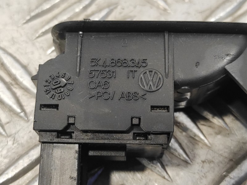 Recambio de mando elevalunas trasero izquierdo para volkswagen golf vi (5k1) 1.6 tdi dpf referencia OEM IAM 5K4868345  