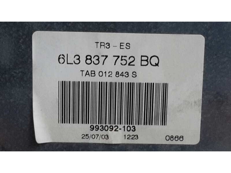 Recambio de elevalunas delantero derecho para seat ibiza (6l1) 1.2 referencia OEM IAM   