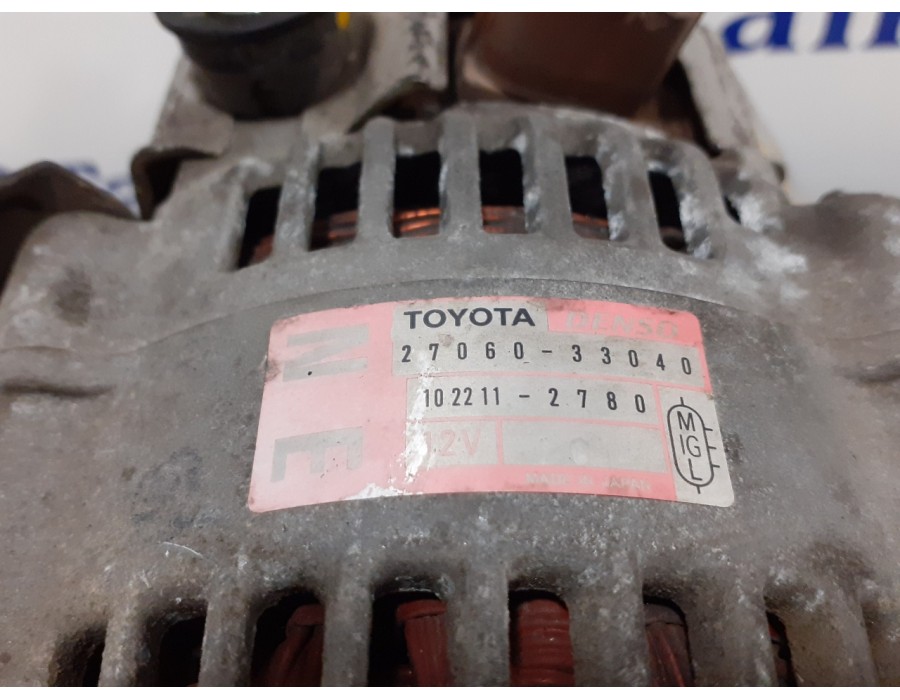 Recambio de alternador para toyota yaris (ncp1/nlp1/scp1) 1.4 turbodiesel cat referencia OEM IAM 2706033040  1022112780