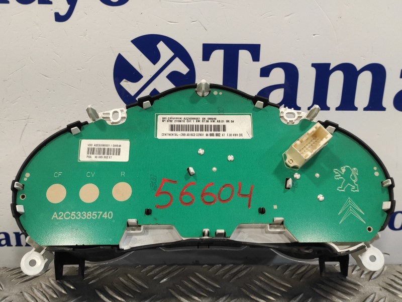 Recambio de cuadro instrumentos para citroën c3 1.4 hdi referencia OEM IAM 96665882XT A2C53385740 A2C53366301