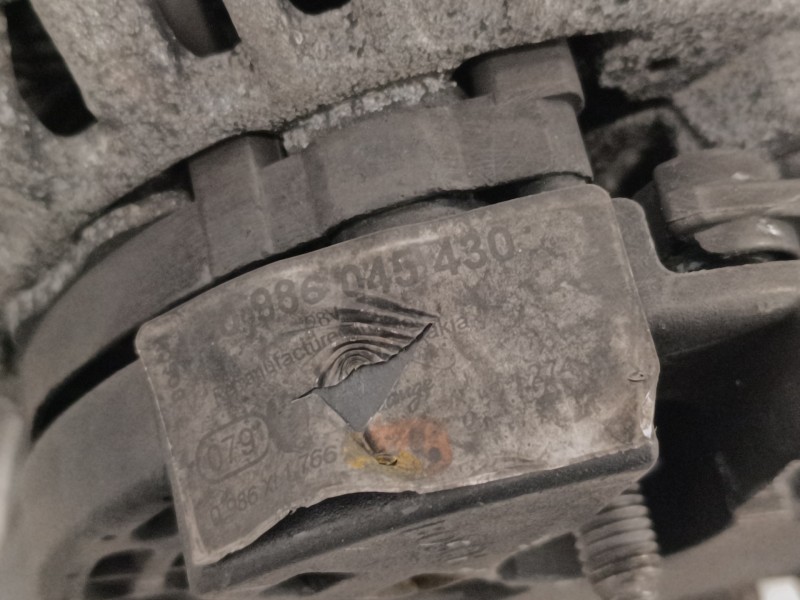 Recambio de alternador para ravo barredora 540cd referencia OEM IAM 0986045430  