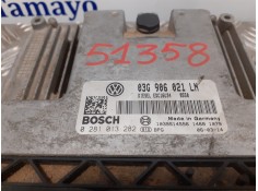 Recambio de centralita motor uce para seat altea (5p1) 1.9 tdi referencia OEM IAM 0281013282 EDC16U34 03G906021LN 2