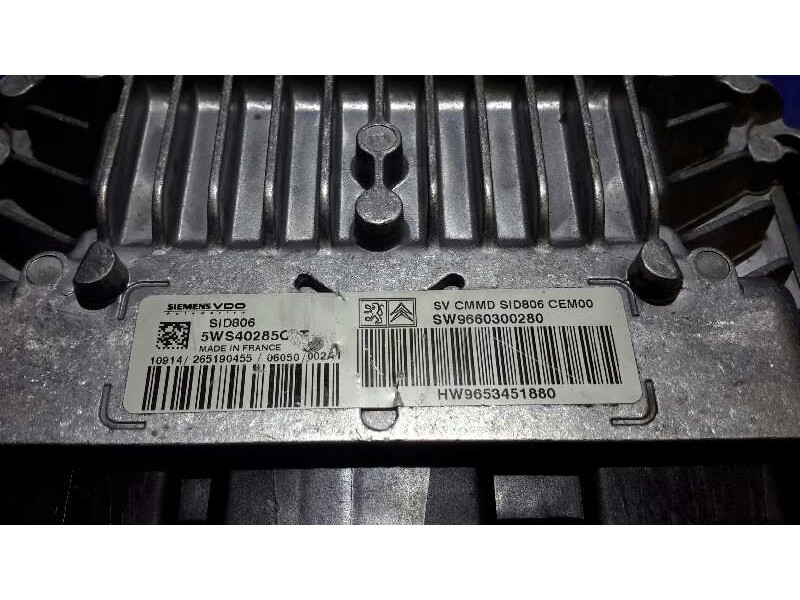 Recambio de centralita motor uce para citroën c2 referencia OEM IAM 5WS40285C 9660300280 9653451880