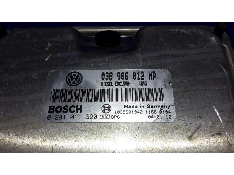Recambio de centralita motor uce para seat ibiza (6l1) 1.9 sdi referencia OEM IAM 0281011320 ED15CVM+ 038906012HP
