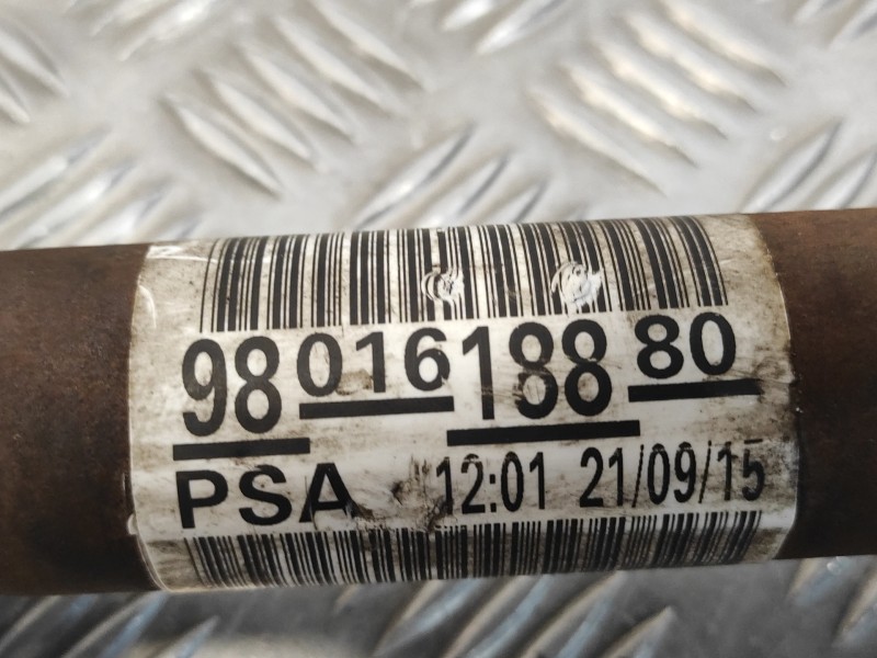 Recambio de transmision delantera derecha para citroën c5 berlina 1.6 hdi fap referencia OEM IAM 9801618880  